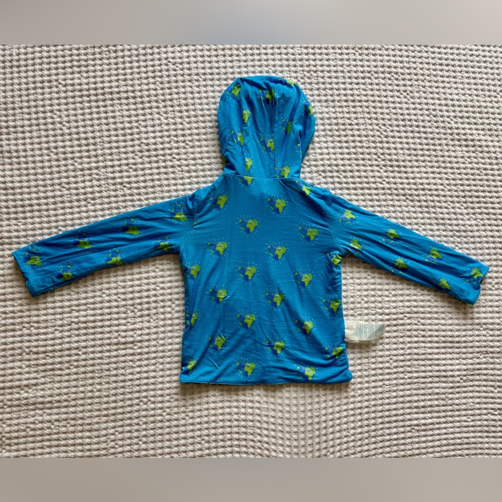 Posh Peanut Reversible Bamboo Hoodie Jacket 2T | Garbage Truck Earthy Playcore - Picture 7 of 7